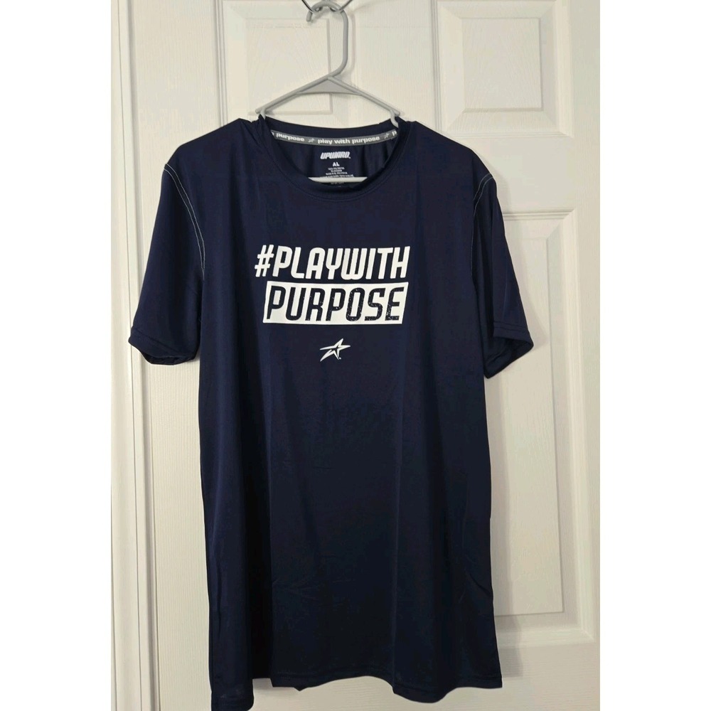 Upward #Playwith Purpose Size A‎ Large Short Sleeve Blue